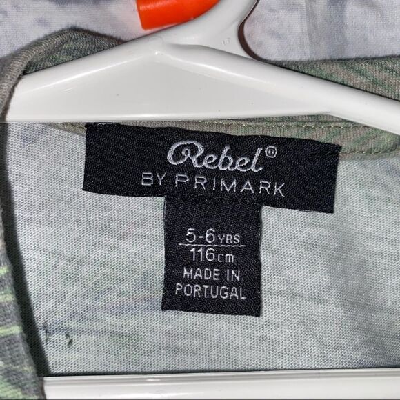 Rebel by primark life is perfect short sleeve crewneck T-shirt sz 5-6 boys - Picture 3 of 4
